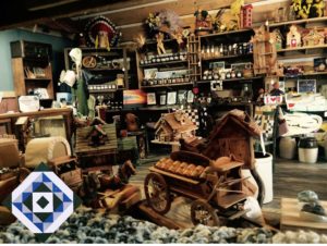 The inside of matewan appalachian lost and found. 