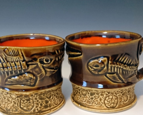 dazo clay fish fossils berea ky artist